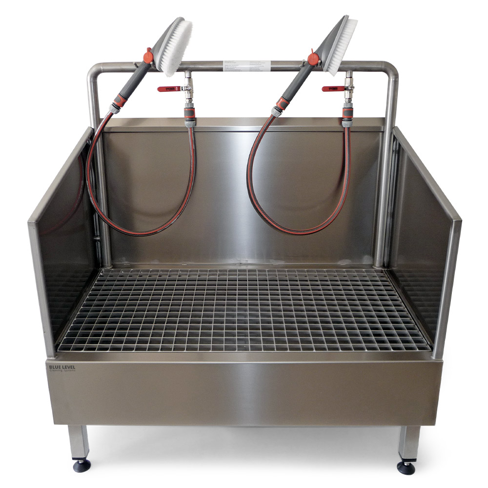 Poste de lavage pour chaussures de foot avec brosse manuelle - Image 3