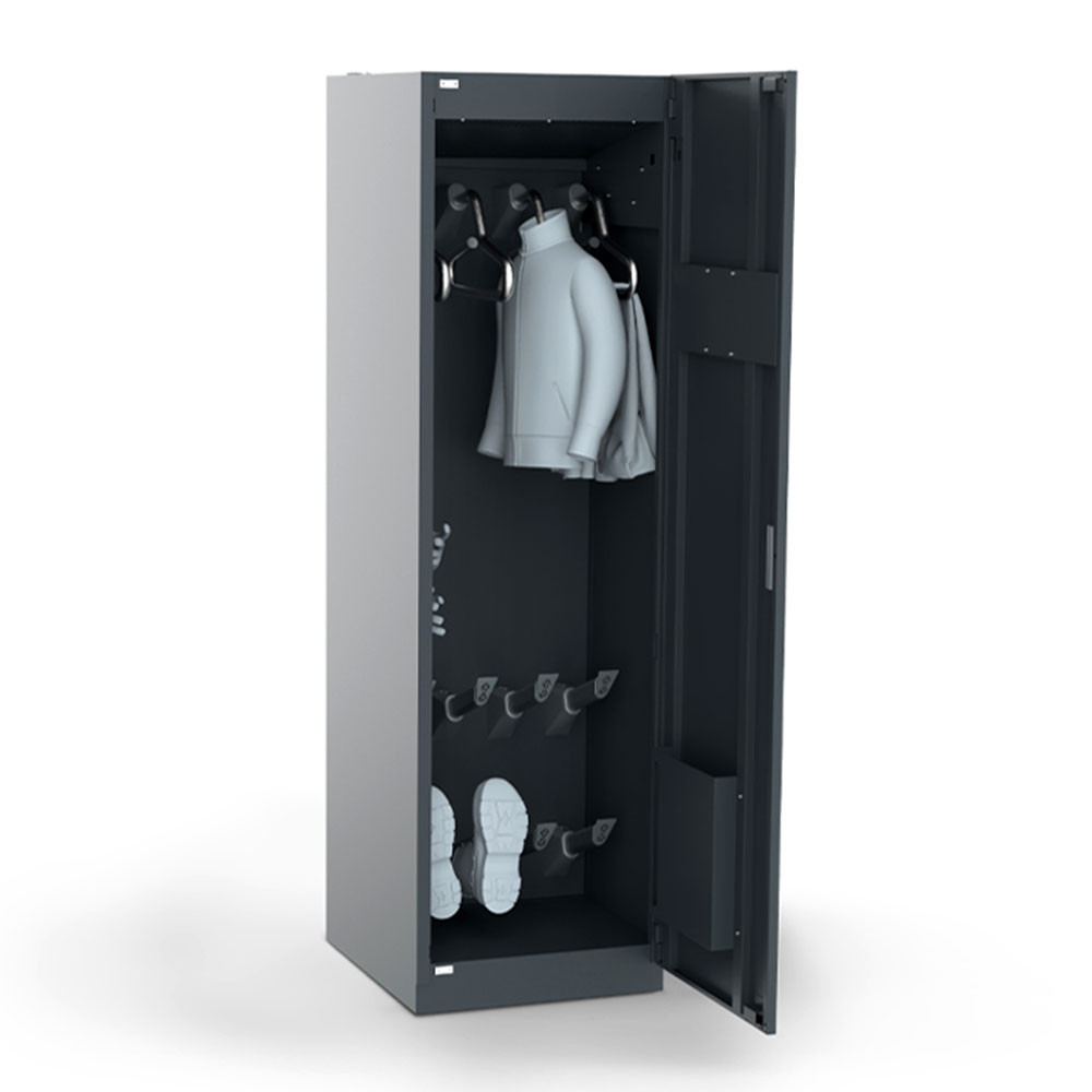 Armoire séchante pour vêtements de travail avec 4 programmes de séchage par condensation