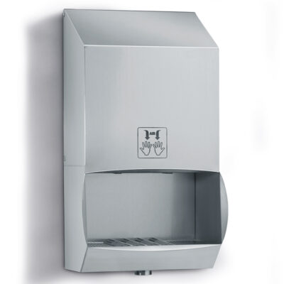 Sèche-mains à haute pression avec évacuation d'eau