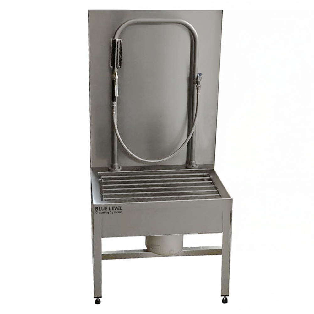 Station de lavage des bottes avec Paroi anti-éclaboussures - Image 2