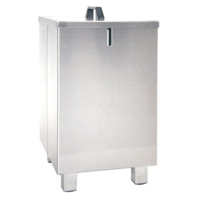 Support verrouillable pour 1 bidon de 24 L - version sur pied avec couvercle