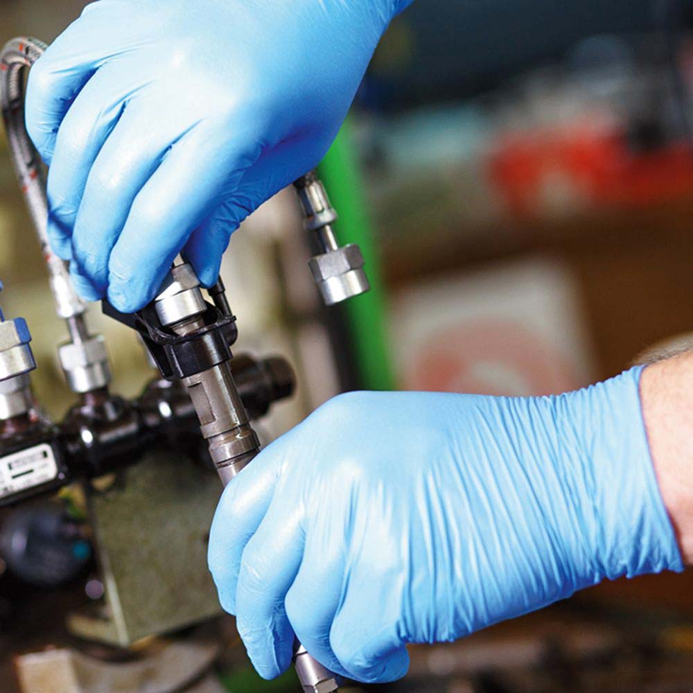 Gants en nitrile non poudrés Sensitive lot de 1000 pièces - Image 2