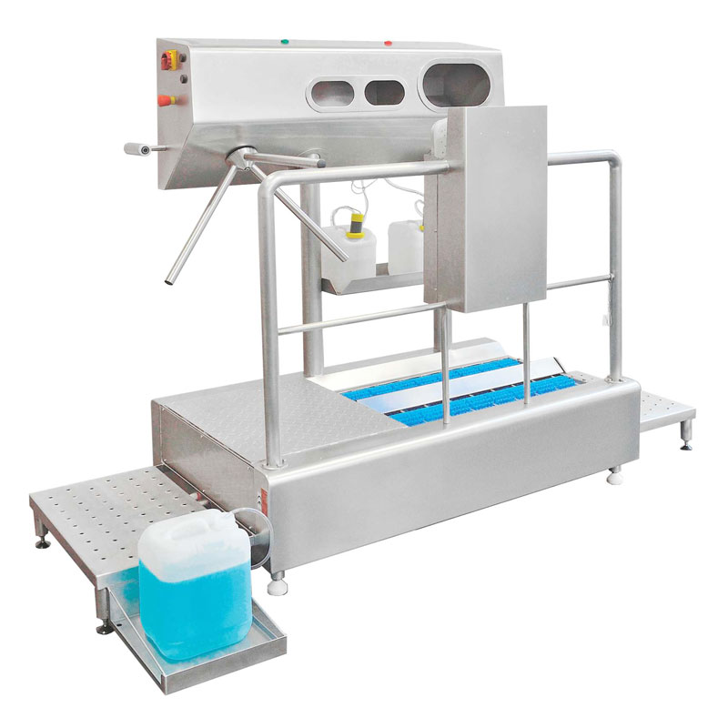 Sas d'hygiène BASIC pour le lavage, la désinfection et le séchage des mains