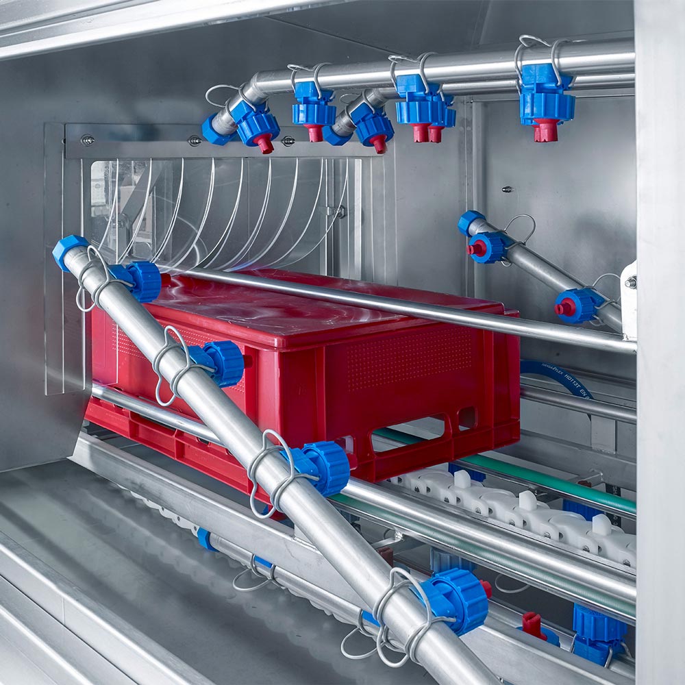 Installation de lavage de caisses Euro-Norm pour 350 caisses par heure - Image 4